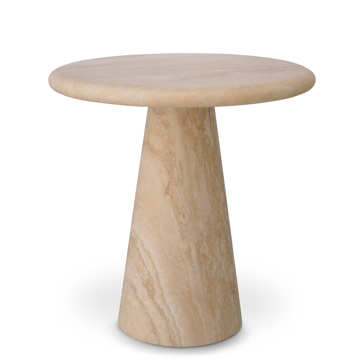 Limestone Pedestal Side Table Adriana | Eichholtz Miami