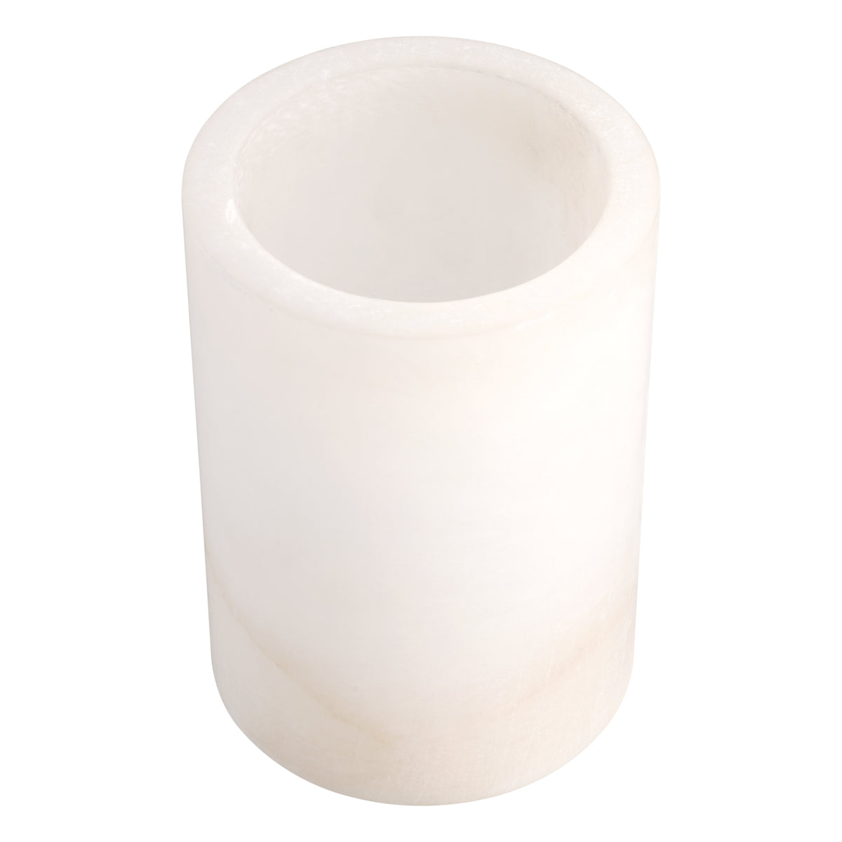 Cylindrical Alabaster Candle Holder Mercer | Eichholtz Miami