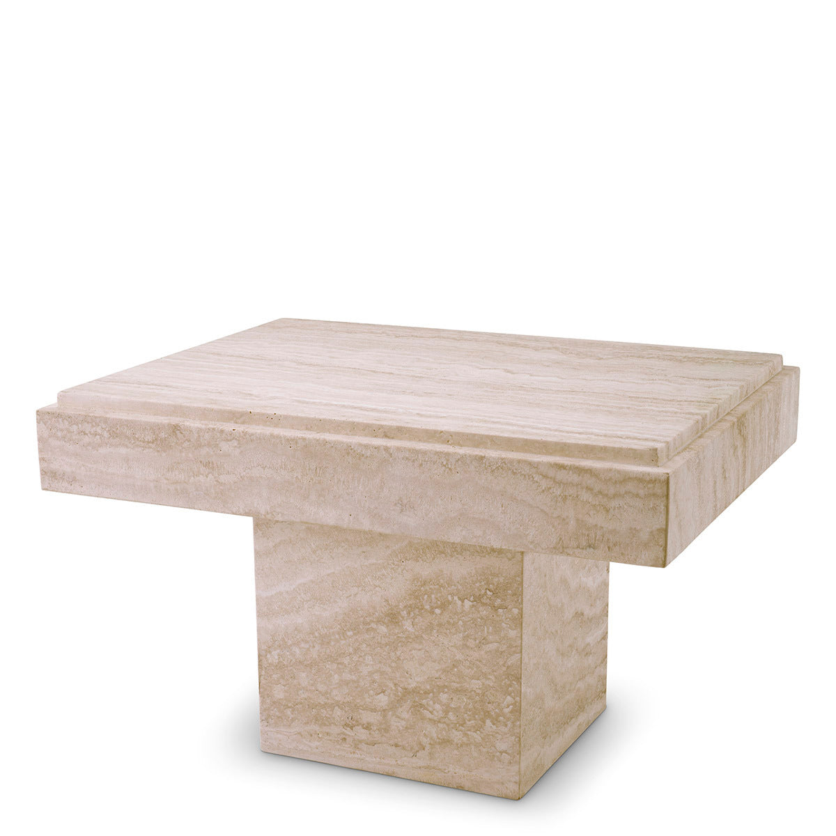Travertine Side Table Sartoria | Eichholtz Miami