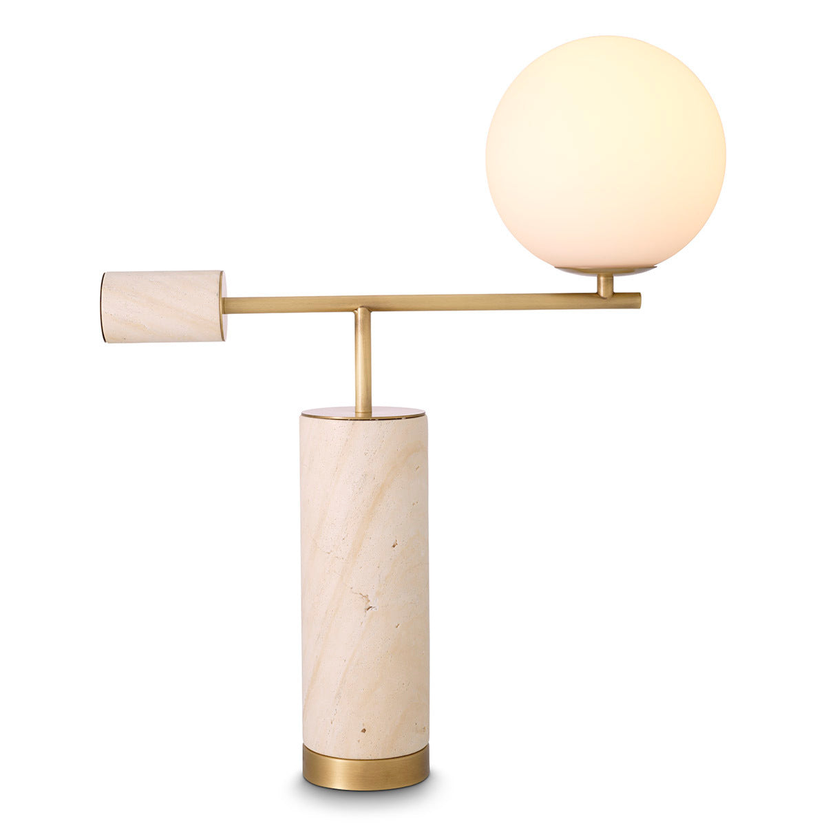 Travertine Table Lamp Xperience | Eichholtz Miami