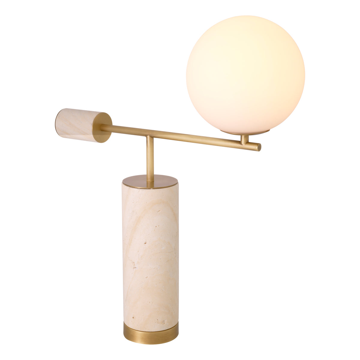 Travertine Table Lamp Xperience | Eichholtz Miami