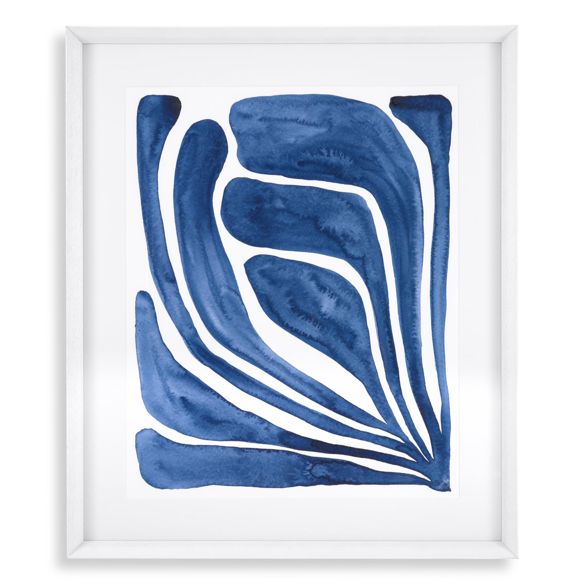 Art Prints Set (2) Blue Stylized Leaf | Eichholtz Miami