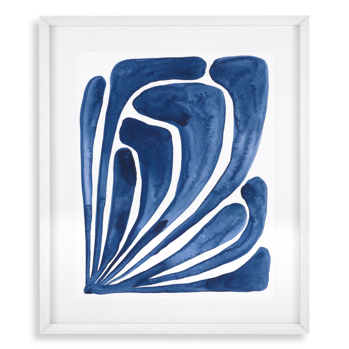 Art Prints Set (2) Blue Stylized Leaf | Eichholtz Miami