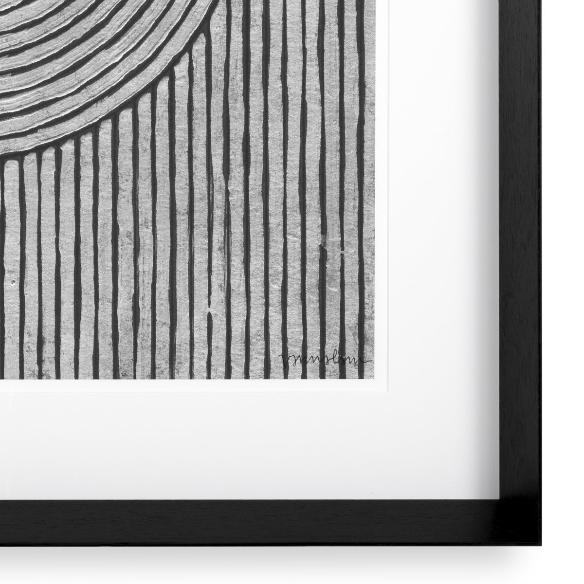 Monochrome Lines Art Prints (2) Cedar Grooves | Eichholtz Miami