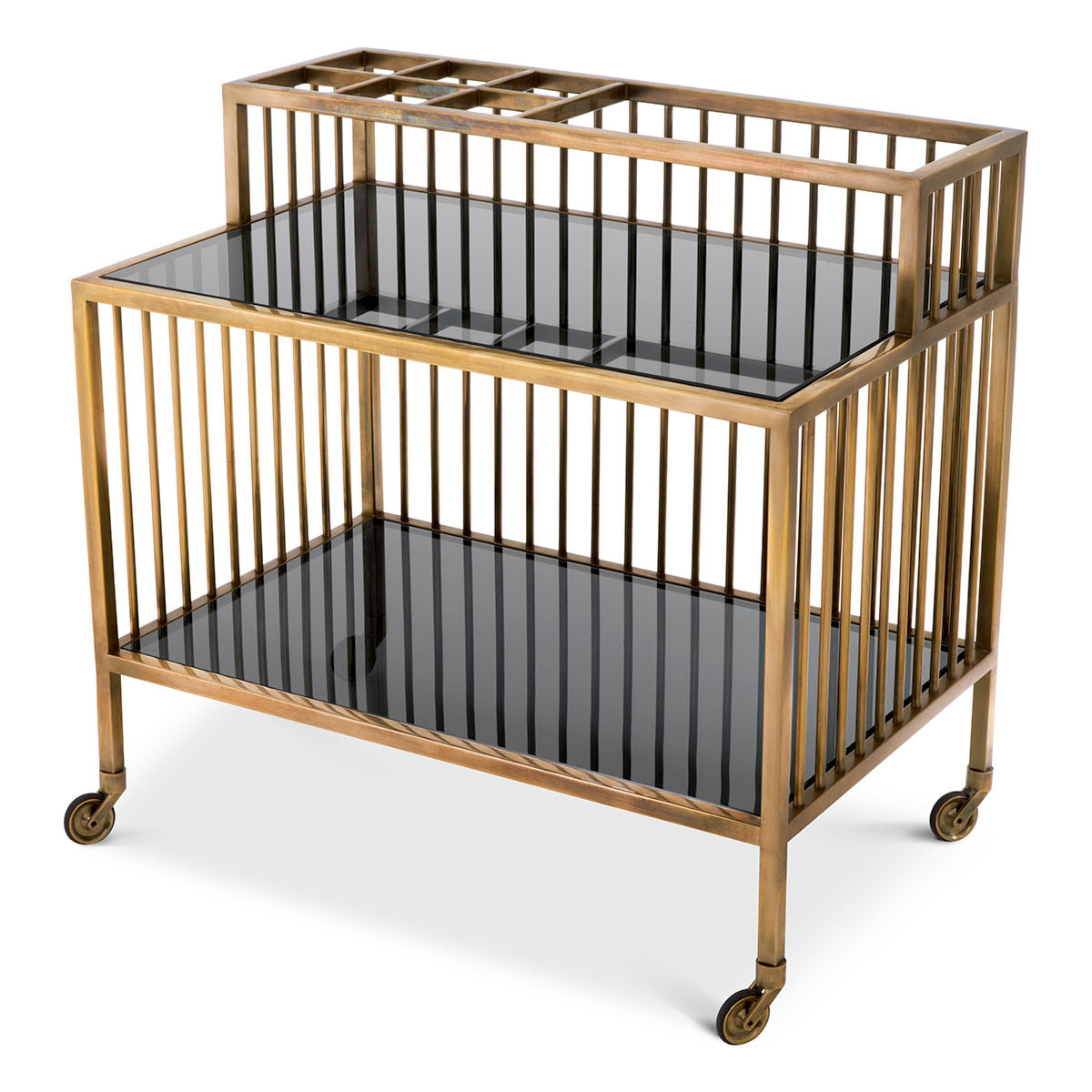 Contemporary Brass Trolley Rutherford | Eichholtz Miami