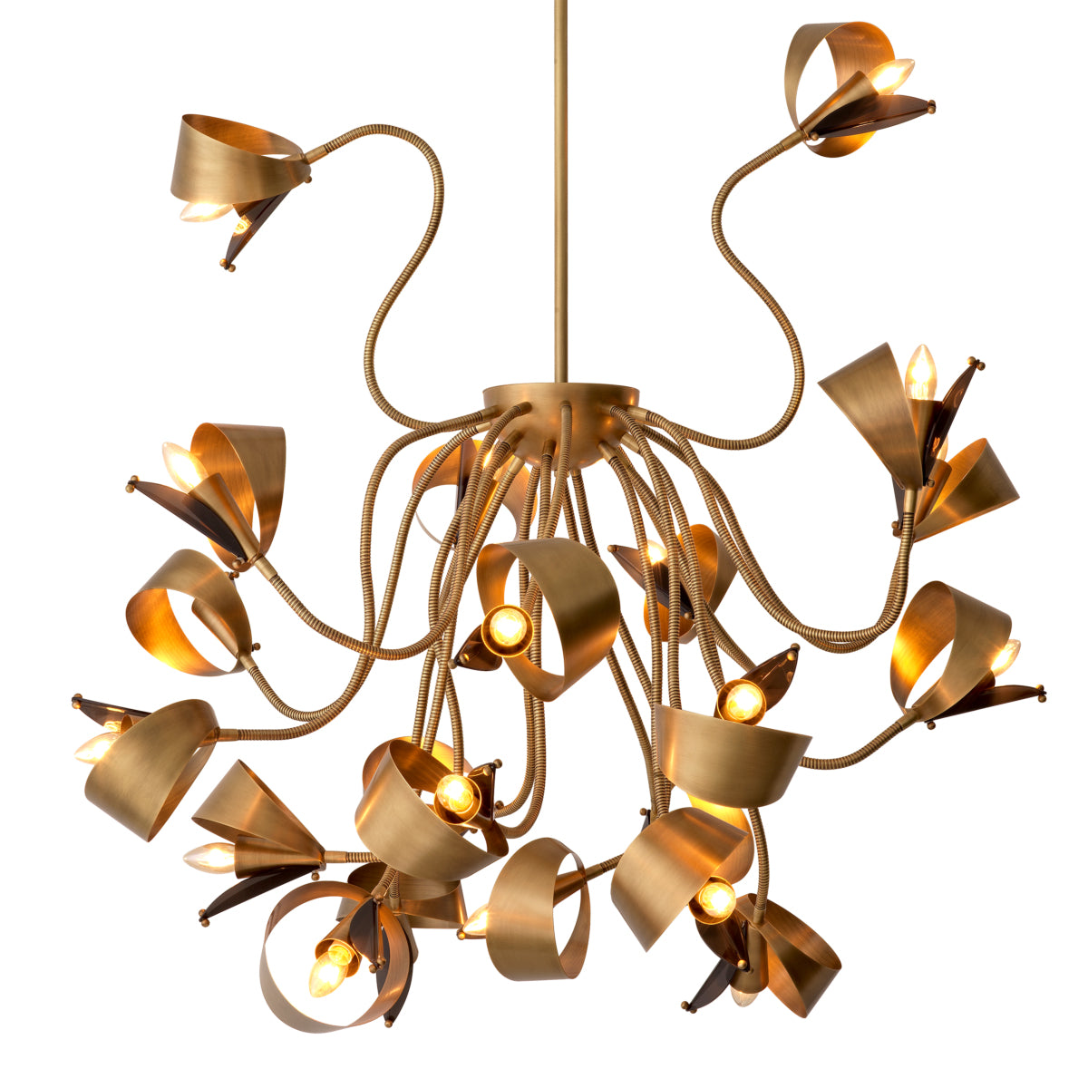 Antique Brass Chandelier Corrientes | Eichholtz Miami