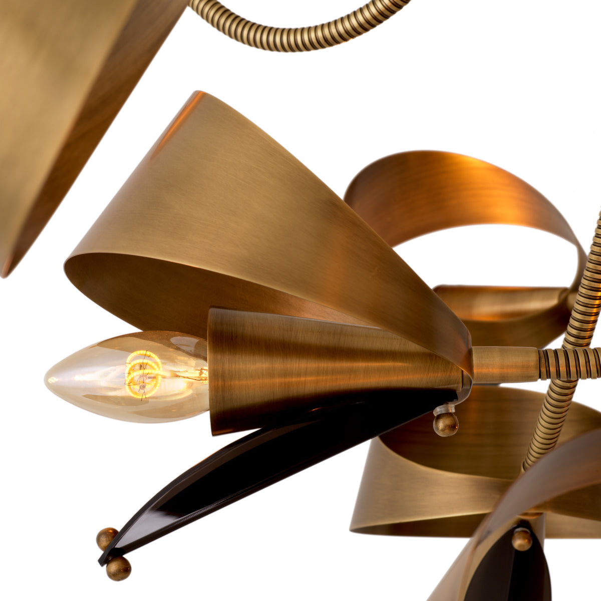 Antique Brass Chandelier Corrientes | Eichholtz Miami