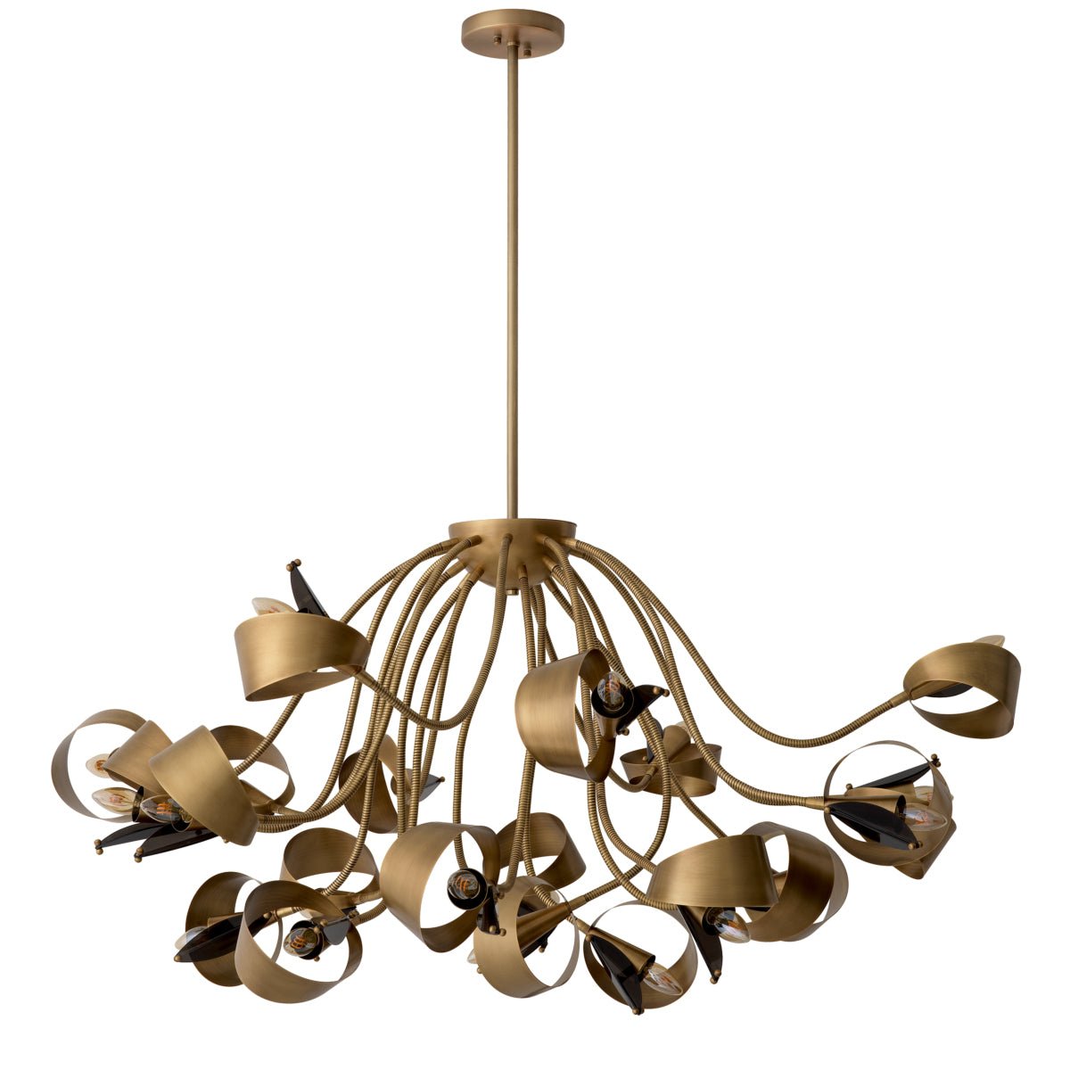 Antique Brass Chandelier Corrientes | Eichholtz Miami
