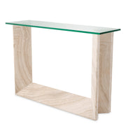 Travertine Console Table Fortuna | Eichholtz Miami