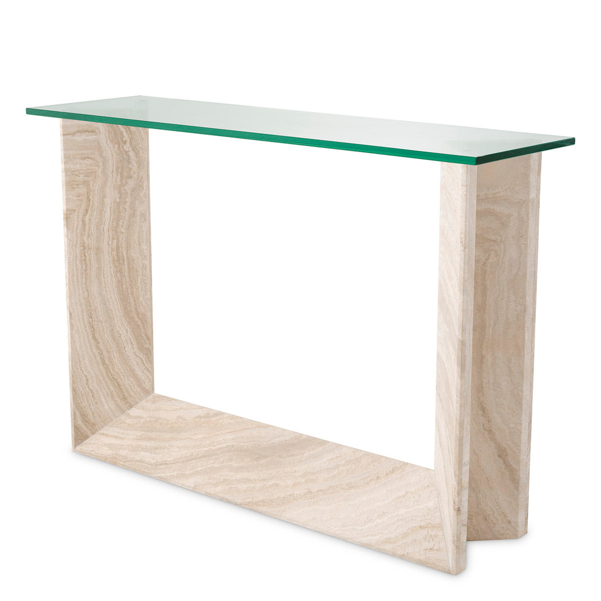 Travertine Console Table Fortuna | Eichholtz Miami