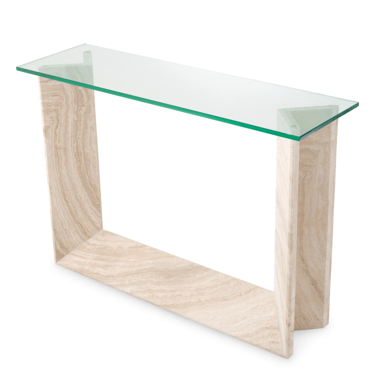 Travertine Console Table Fortuna | Eichholtz Miami
