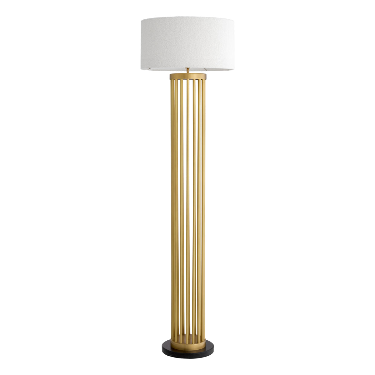Antique Brass Floor Lamp Condo | Eichholtz Miami