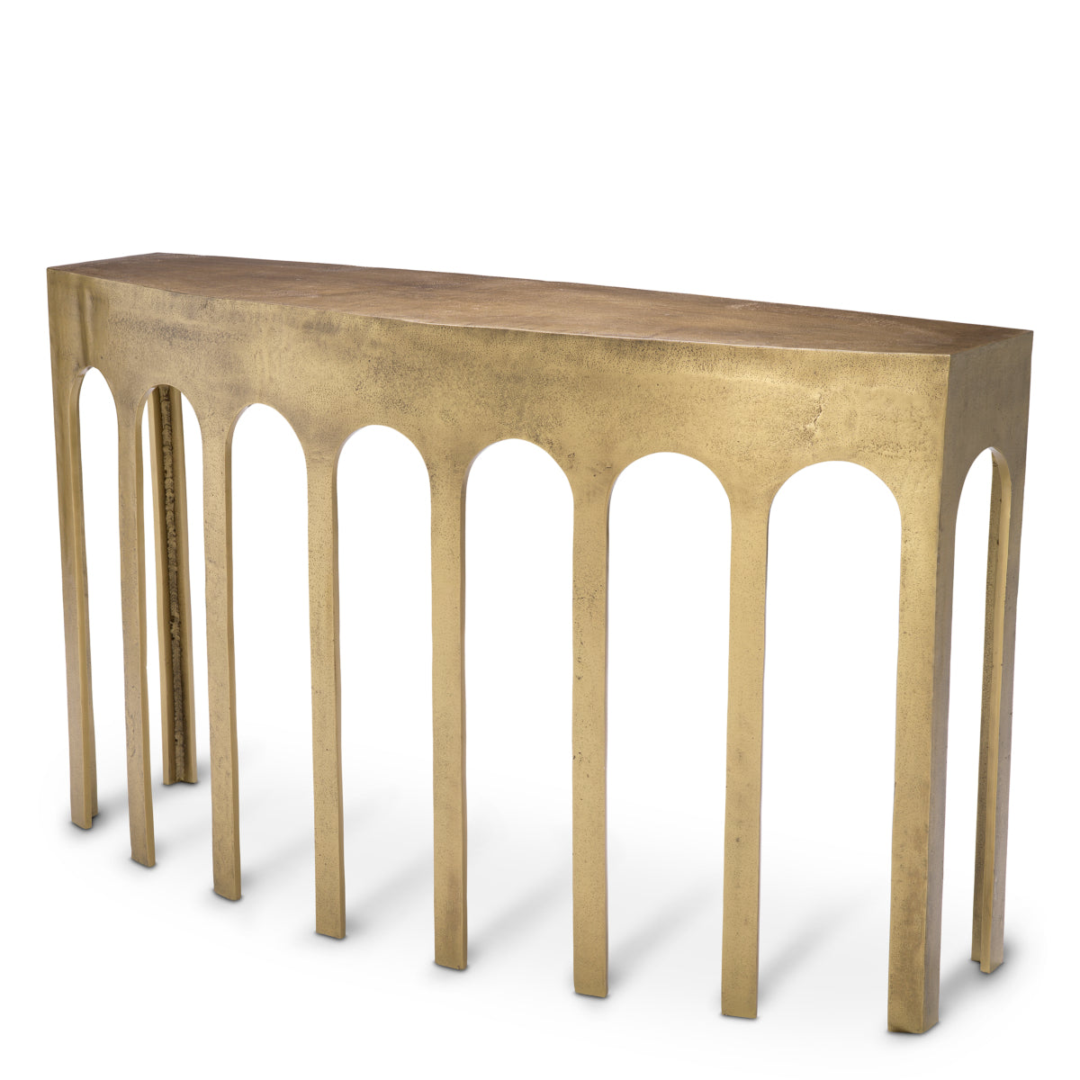 Vintage Brass Console Table Gardini | Eichholtz Miami