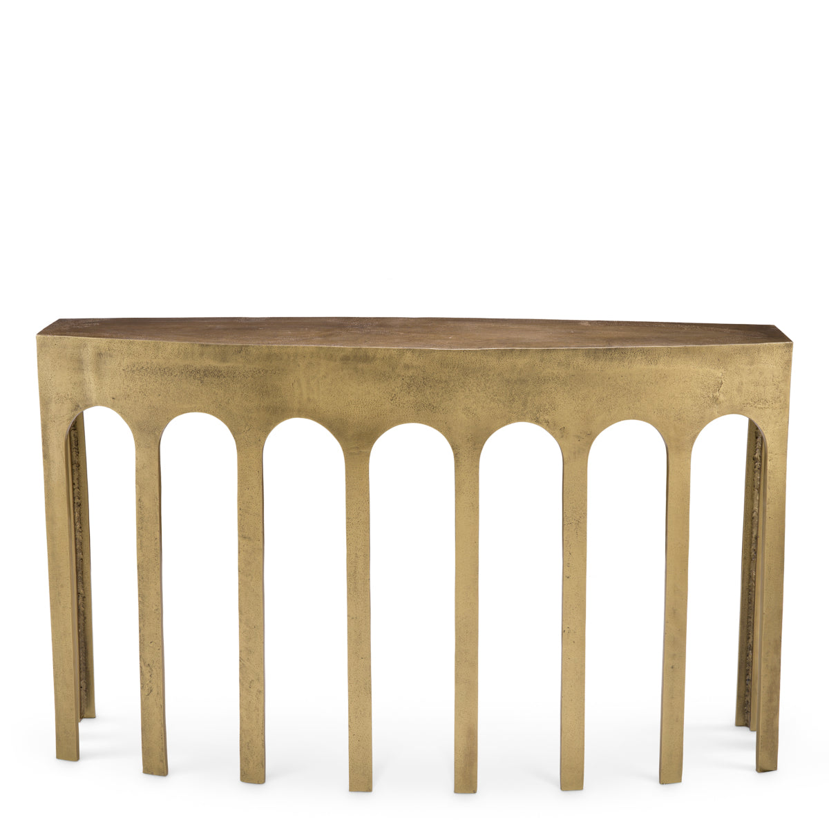 Vintage Brass Console Table Gardini | Eichholtz Miami