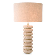 Sculptural Travertine Table Lamp Baron | Eichholtz Miami
