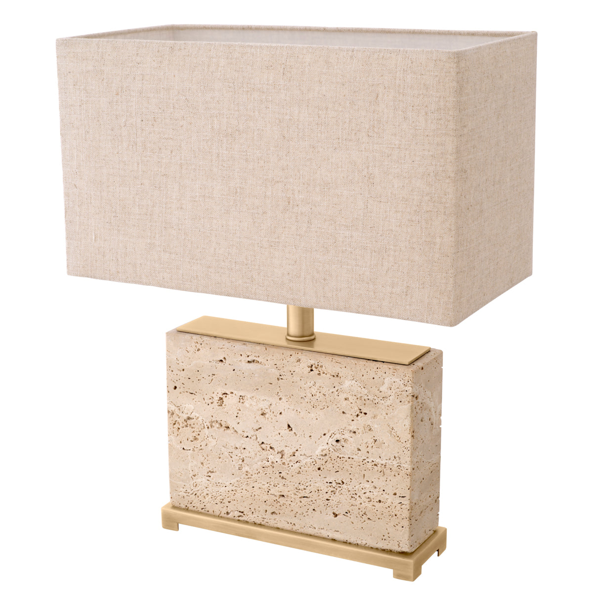 Travertine Table Lamp S Newton | Eichholtz Miami