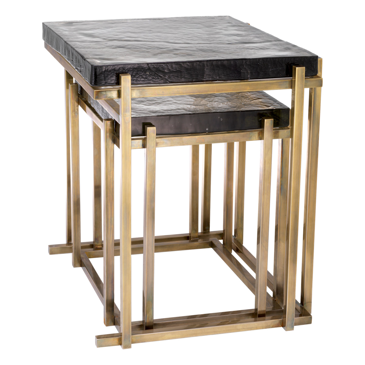 Glass Side Tables (2) Niemeyer | Eichholtz Miami