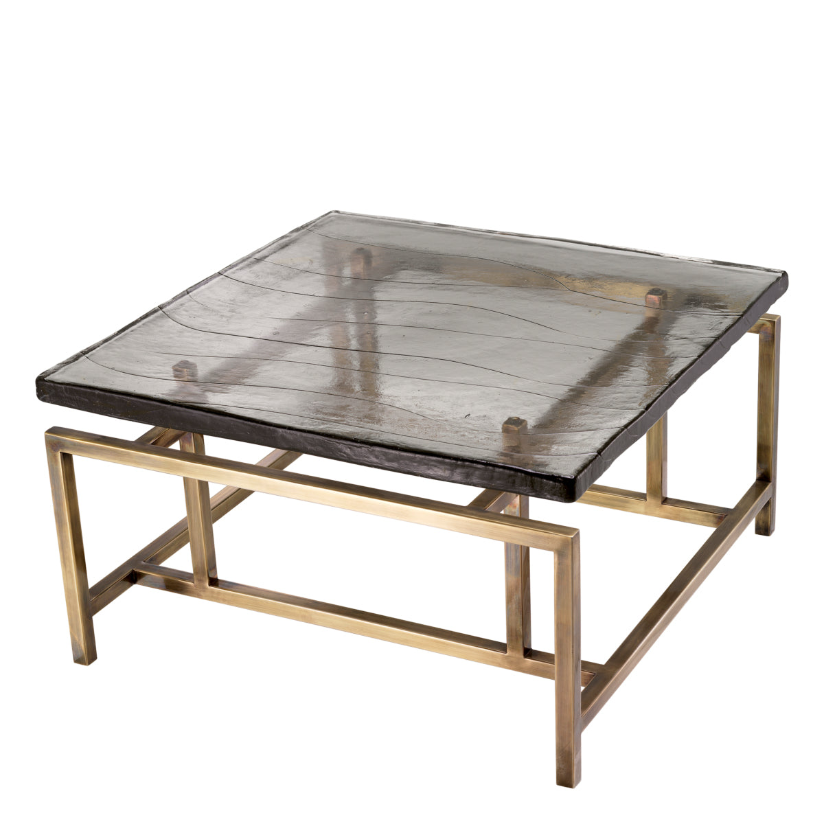 Handmade Glass Coffee Table Schlumberg | Eichholtz Miami