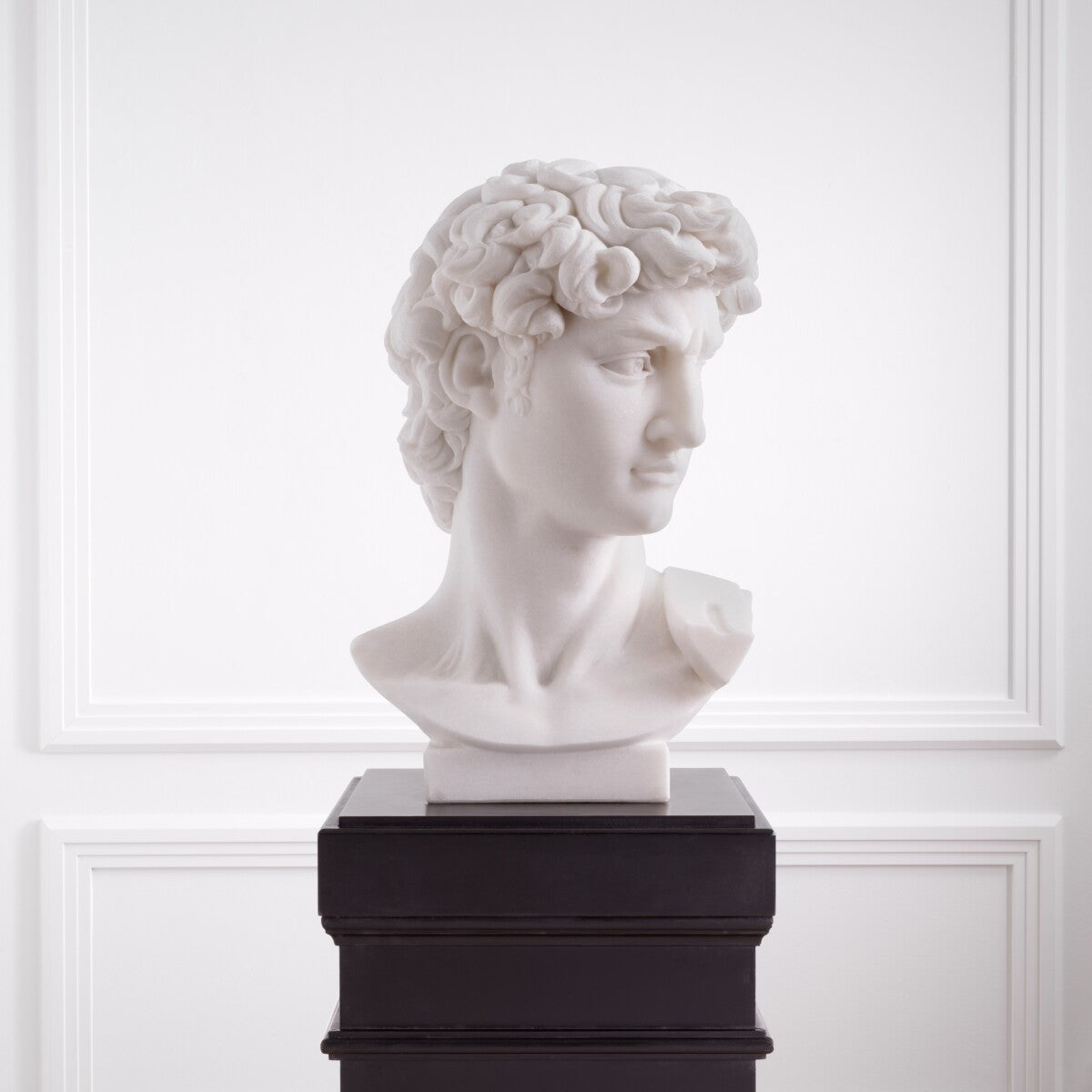 White Marble Head David | Eichholtz Miami