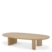 Oak Oval Coffee Table Lindner | Eichholtz Miami