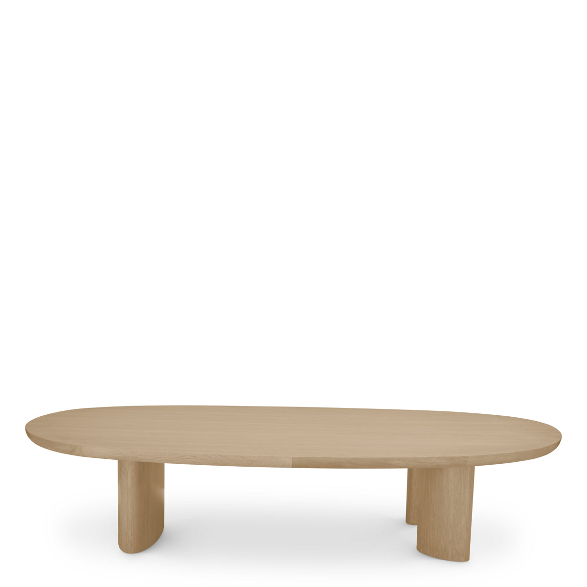 Oak Oval Coffee Table Lindner | Eichholtz Miami