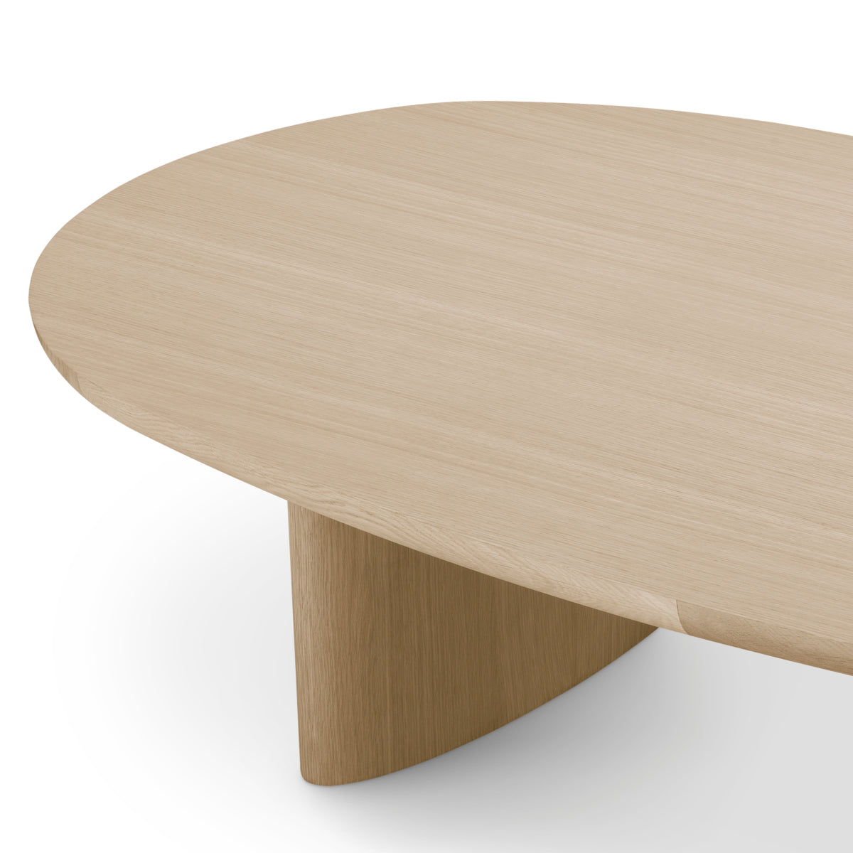 Oak Oval Coffee Table Lindner | Eichholtz Miami
