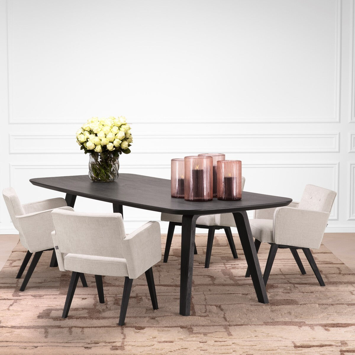 Oak Scandinavian Dining Table Glover | Eichholtz Miami