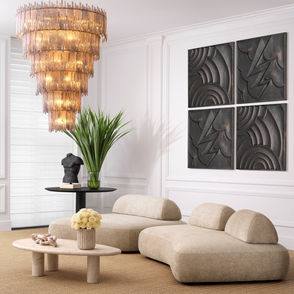 Tiered Grand Chandelier XXL Saint Roch | Eichholtz Miami