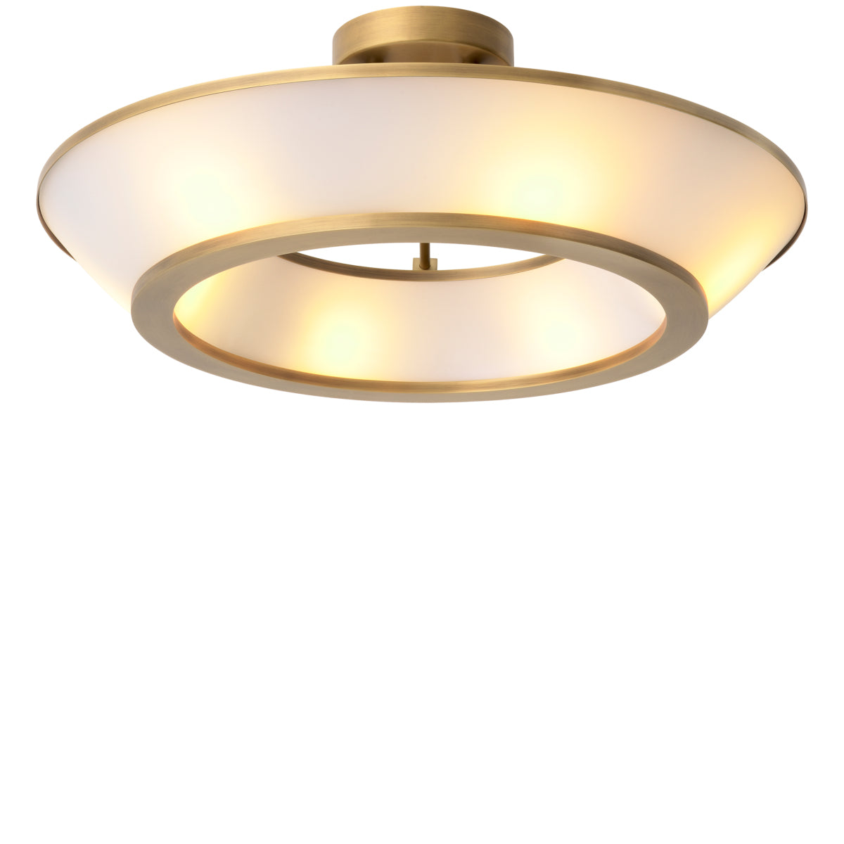 White Glass Ceiling Lamp Ferette - Thumbnail 3