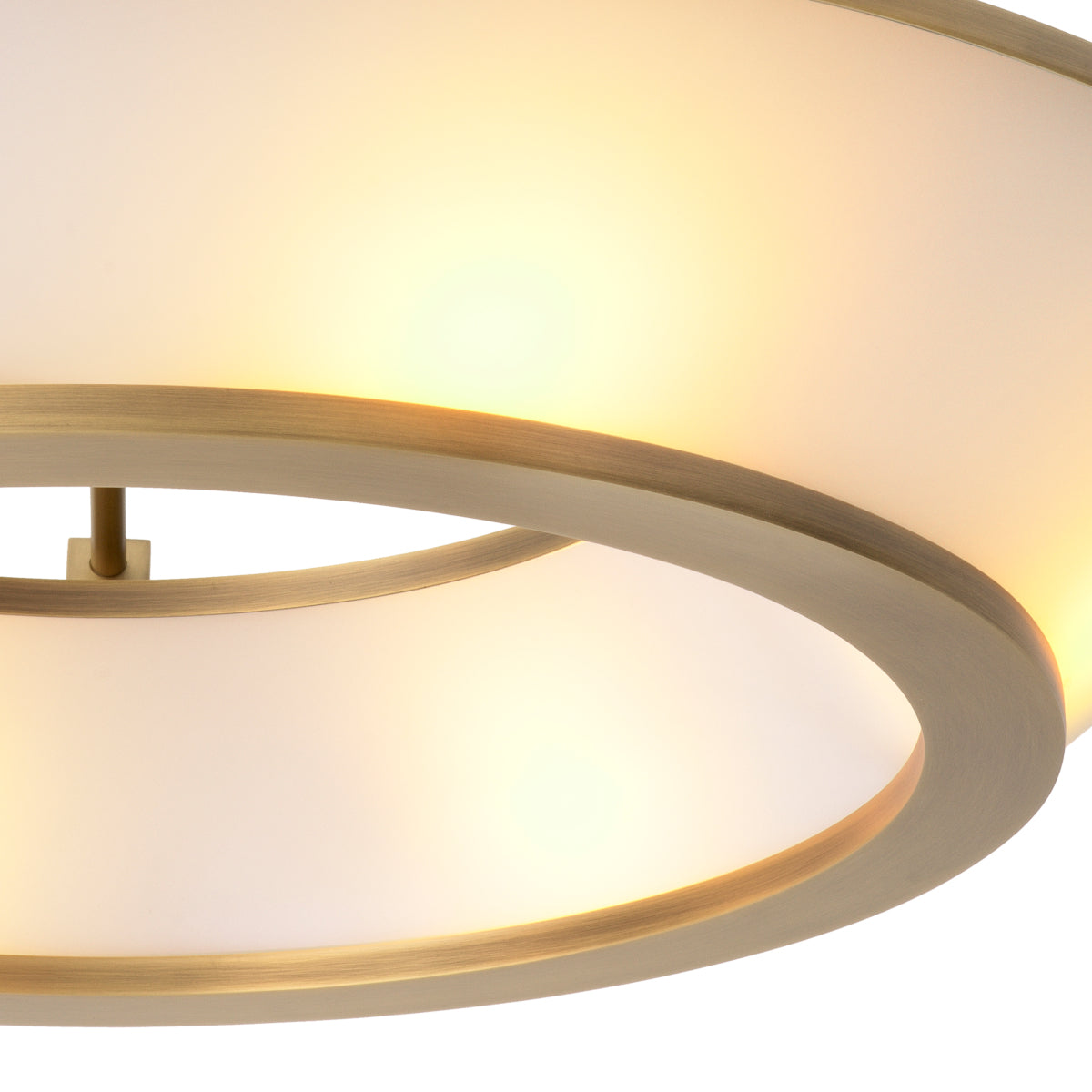 White Glass Ceiling Lamp Ferette - Thumbnail 5