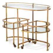 Vintage Brass Trolley Lavalle | Eichholtz Miami