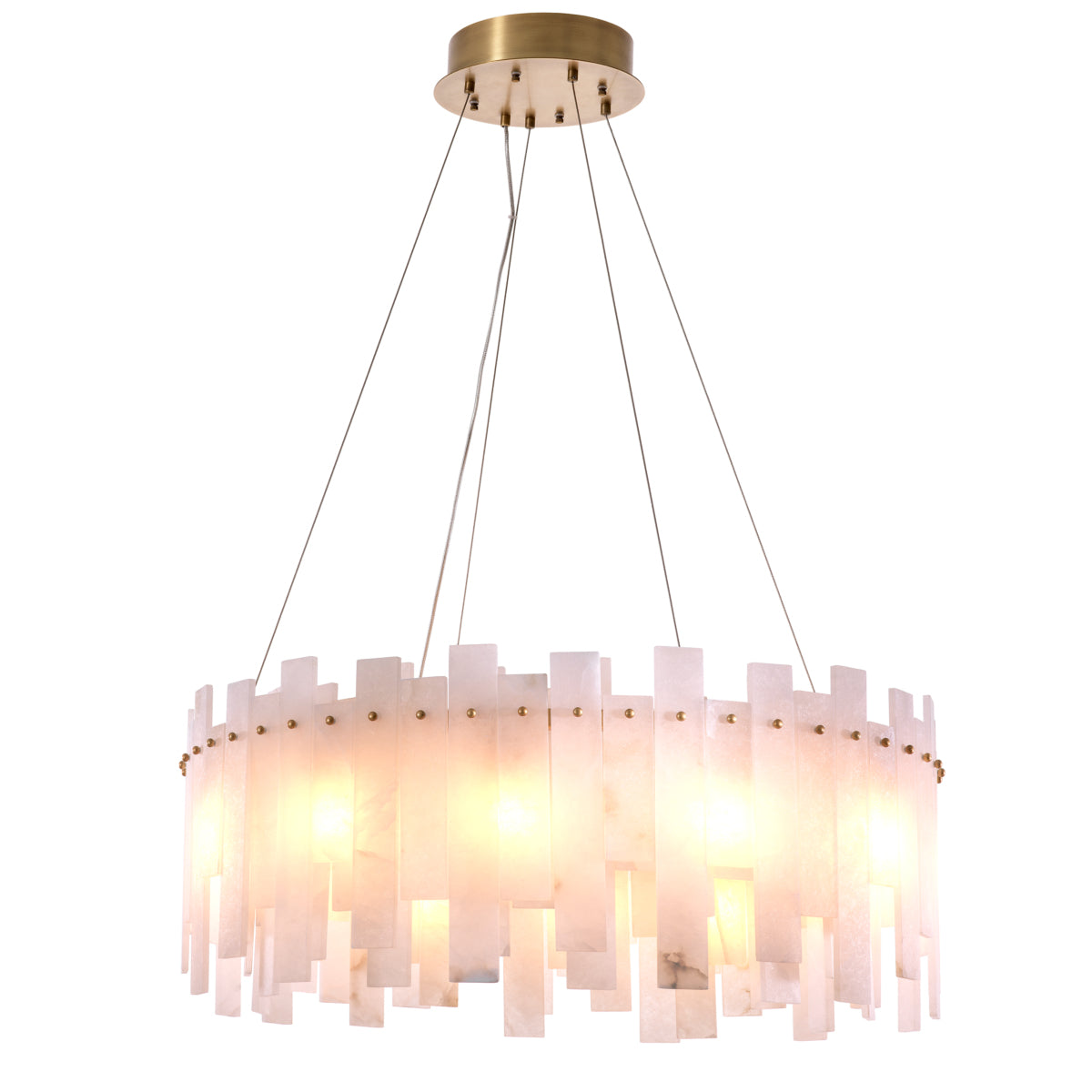 Alabaster Modern Chandelier Pizzorni | Eichholtz Miami