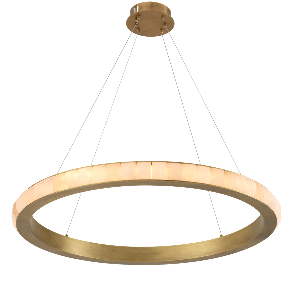 Alabaster Ring Chandelier Cabildo | Eichholtz Miami