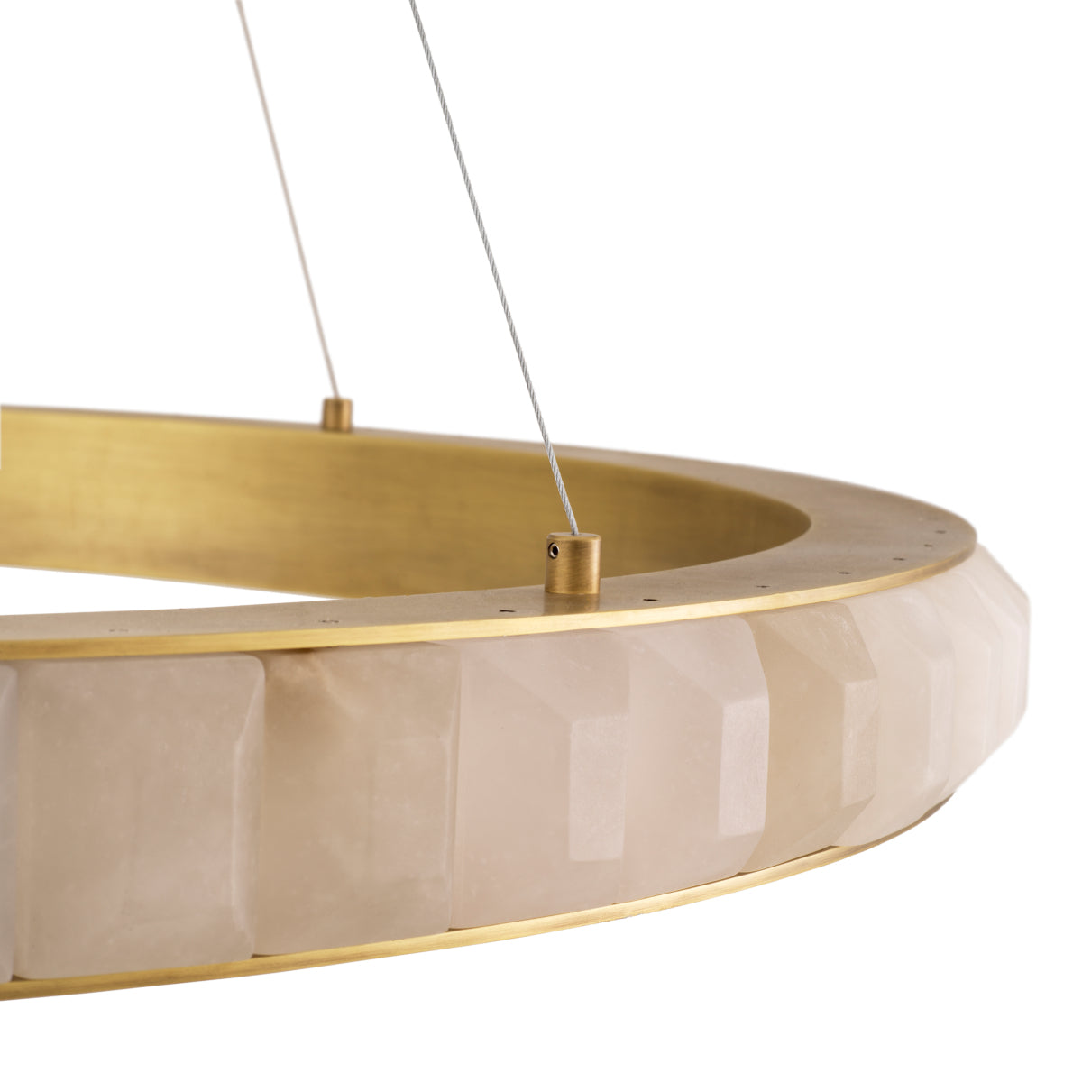 Alabaster Ring Chandelier Cabildo | Eichholtz Miami
