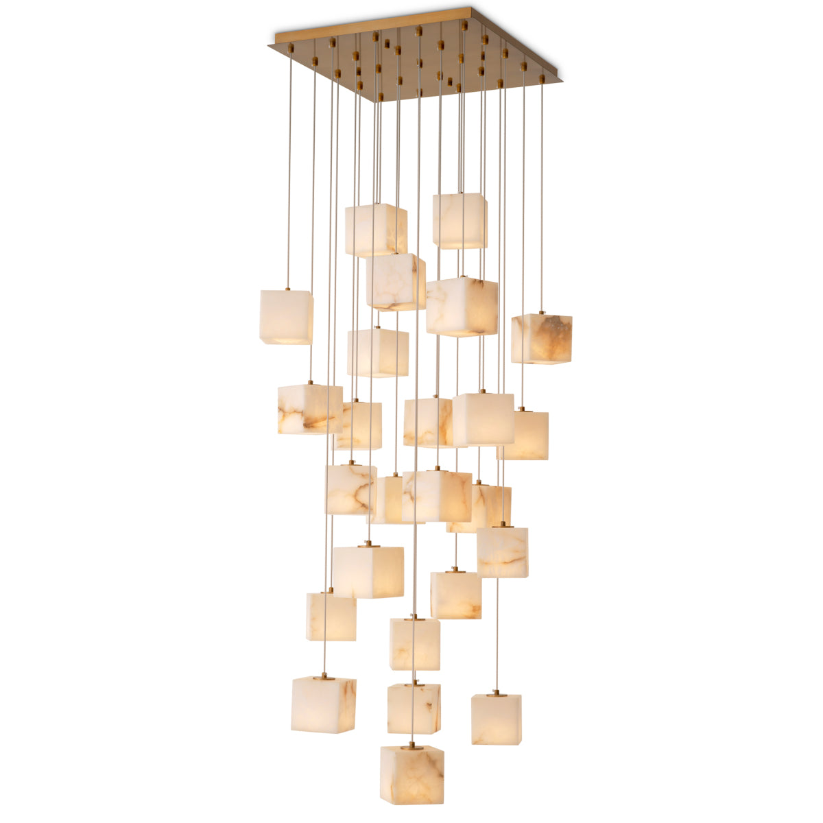 Alabaster Blocks Chandelier Duboce | Eichholtz Miami