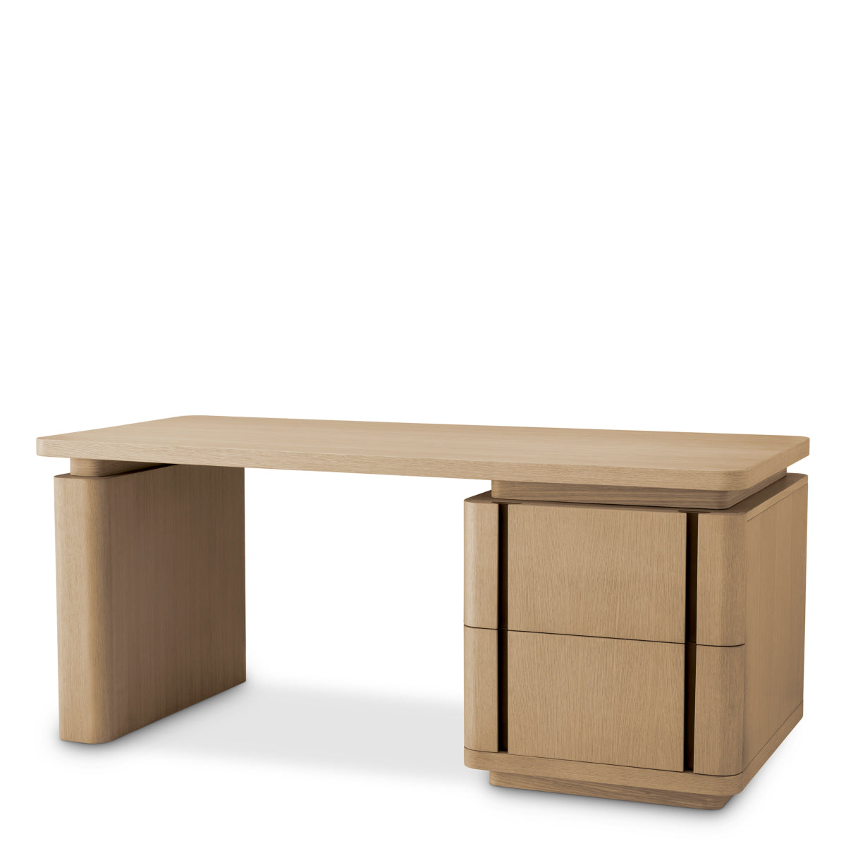 Oak Contemporary Desk Modesto | Eichholtz Miami