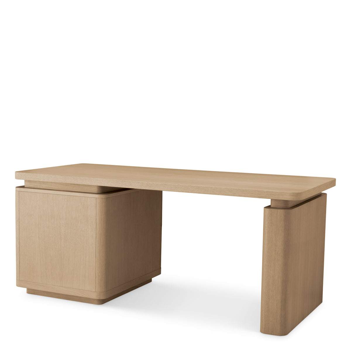 Oak Contemporary Desk Modesto | Eichholtz Miami