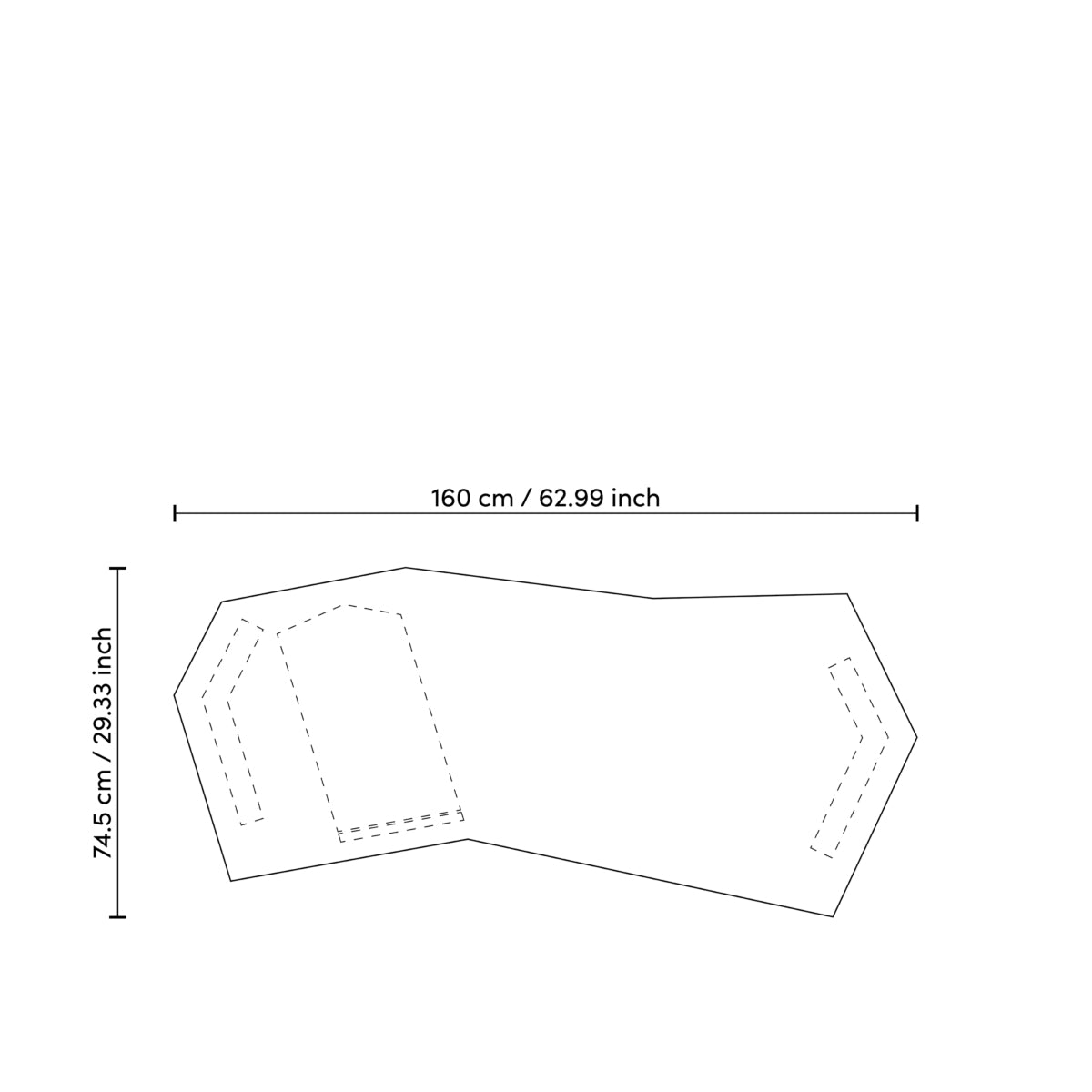 Free-Form Wooden Desk Xenon | Eichholtz Miami