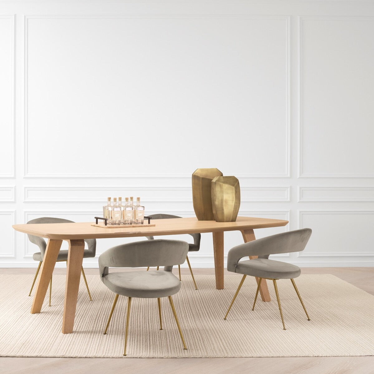 Oak Scandinavian Dining Table Glover | Eichholtz Miami