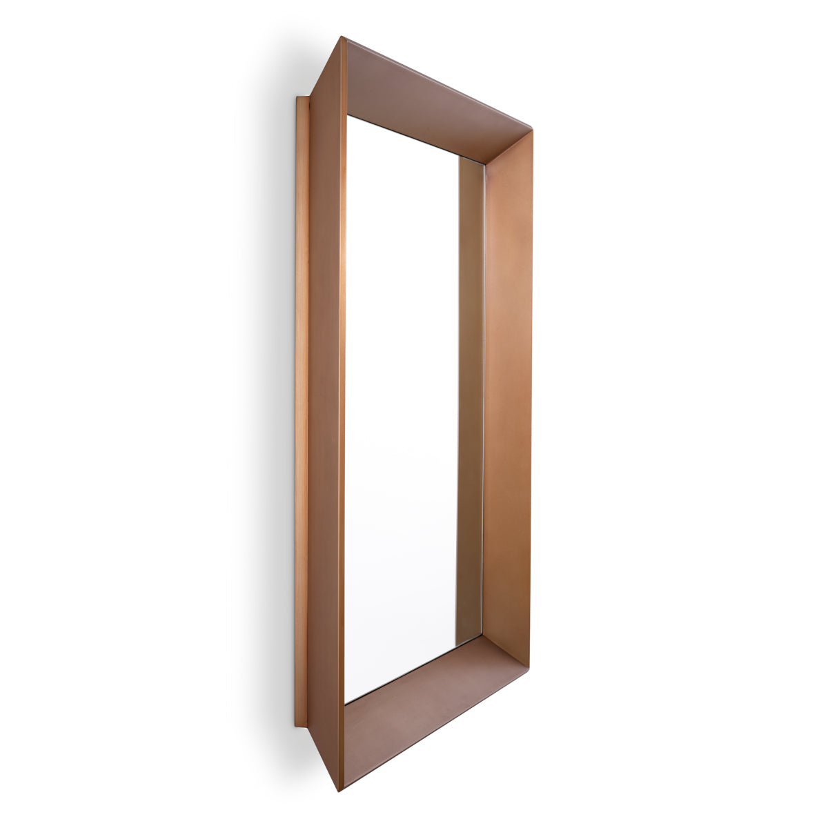 Square Brass Mirror Othello | Eichholtz Miami