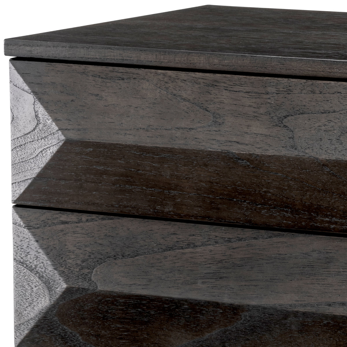 Oak Veneer Nightstand Denver | Eichholtz Miami