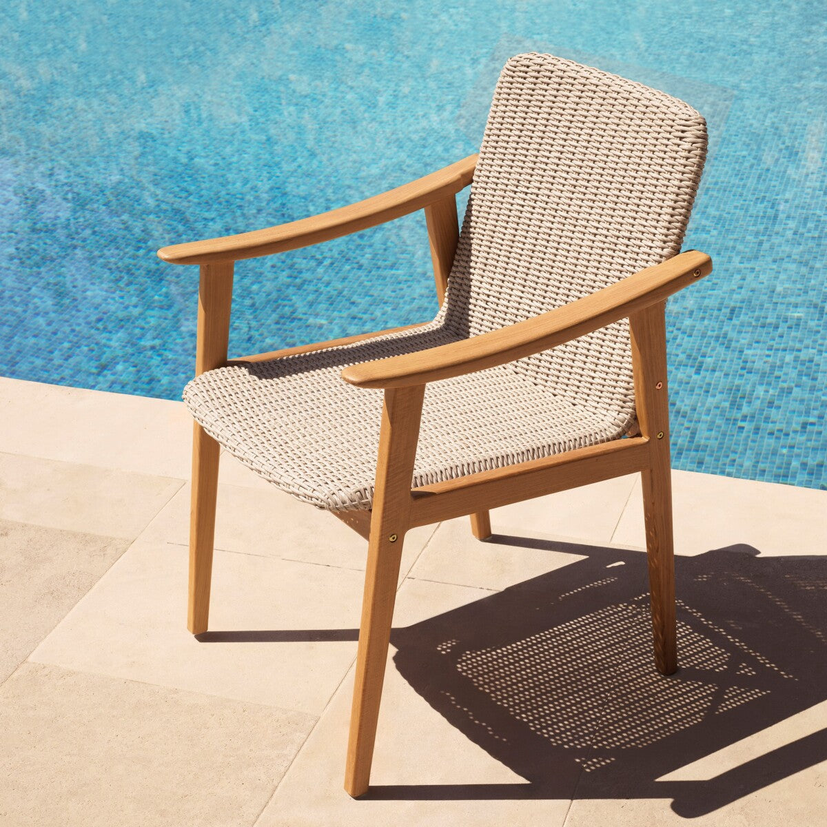 Wood Outdoor Dining Chair Honolulu| Eichholtz Miami