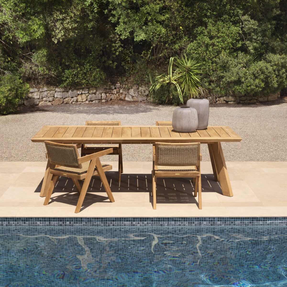 Teak Outdoor Dining Chair Niclas | Eichholtz Miami