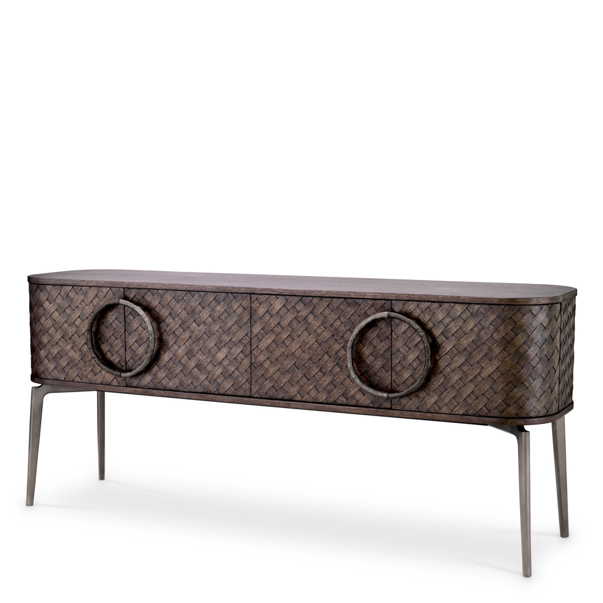 Woven Oak Dresser Nilsson| Eichholtz Miami
