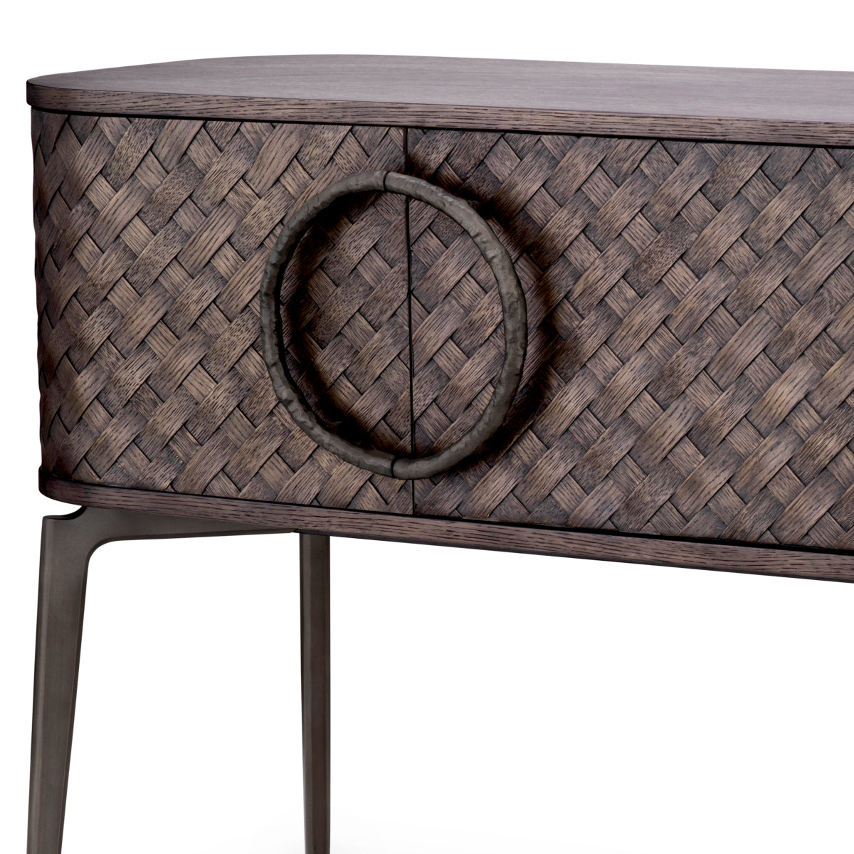 Woven Oak Dresser Nilsson| Eichholtz Miami