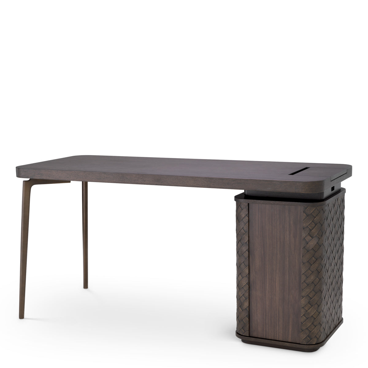 Woven Oak Desk Fiji | Eichholtz Miami