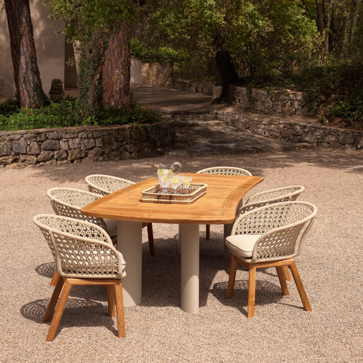 Teak Outdoor Dining Table Osario