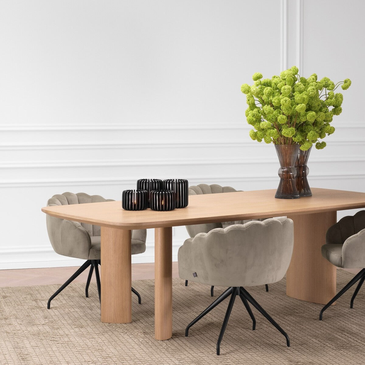 Vintage Iron Candle Holder Lapidos | Eichholtz Miami