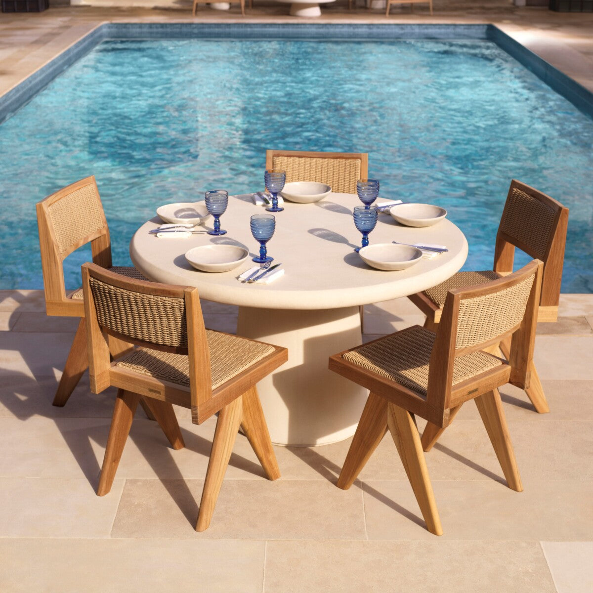Outdoor Dining Table M Cleon | Eichholtz Miami