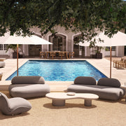 Curved Outdoor Sofa Residenza | Eichholtz Miami